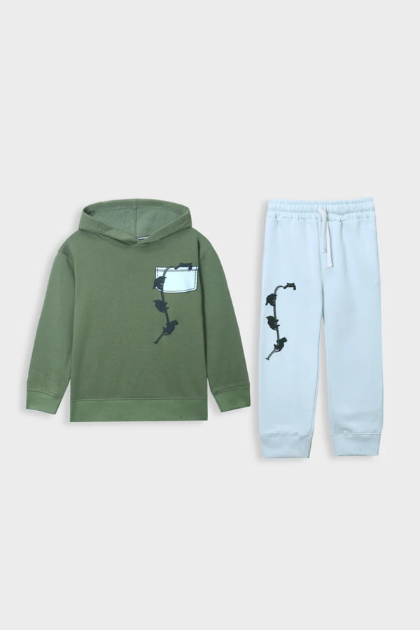 Premium Quality"Cotton Fleece"Hoodie Suit"Track Suit For Kids