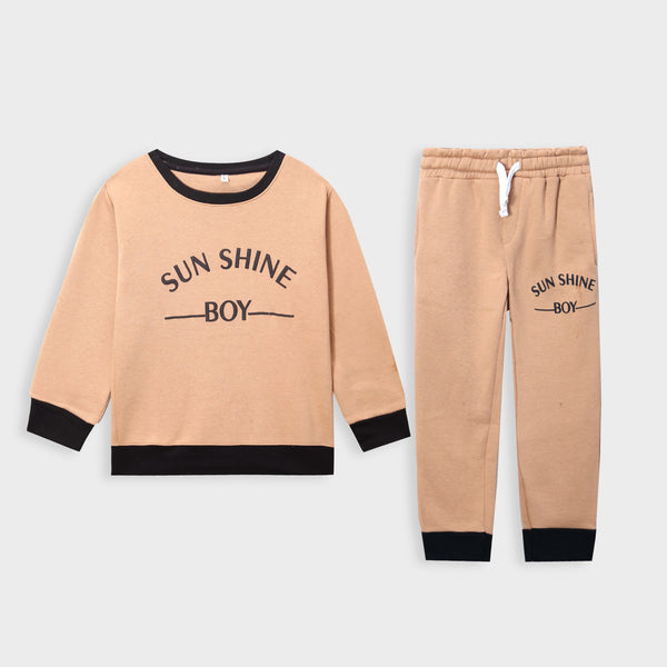 Sun Shine Boy Winter Sweatshirt and Trouser Set  ❄️👶