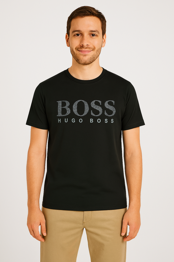 Boys  Hugo Boss Logo T-Shirt - Black