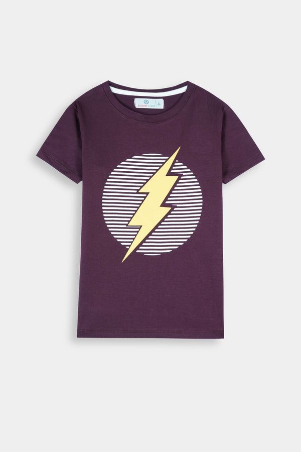 Lightning Bolt Graphic T-Shirt