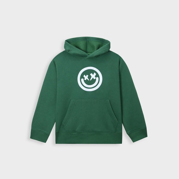 Cozy Green Cotton Fleece Hoodie for Winter ❄️