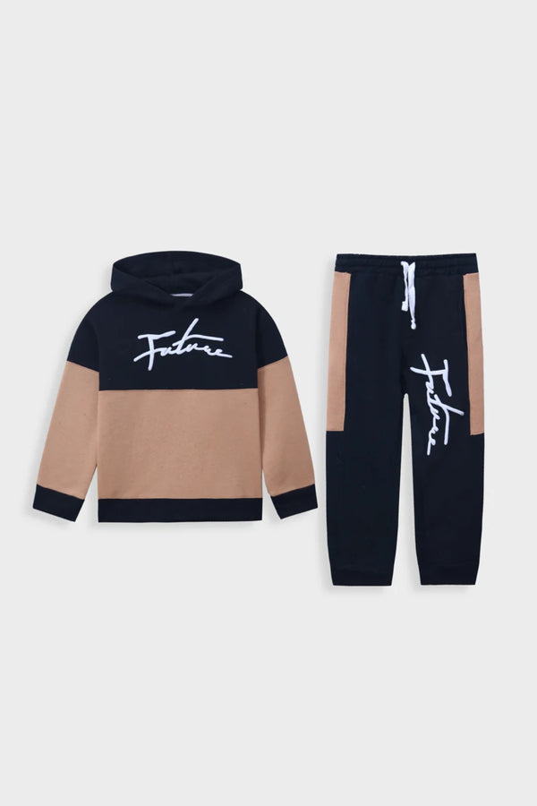 Premium Quality" Cotton Fleece" Trendy Printed" Track Suit For Kids