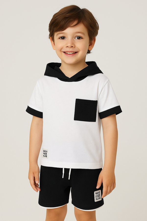 Soft & Cool Kids summer Tracksuit In Cotton Fleece