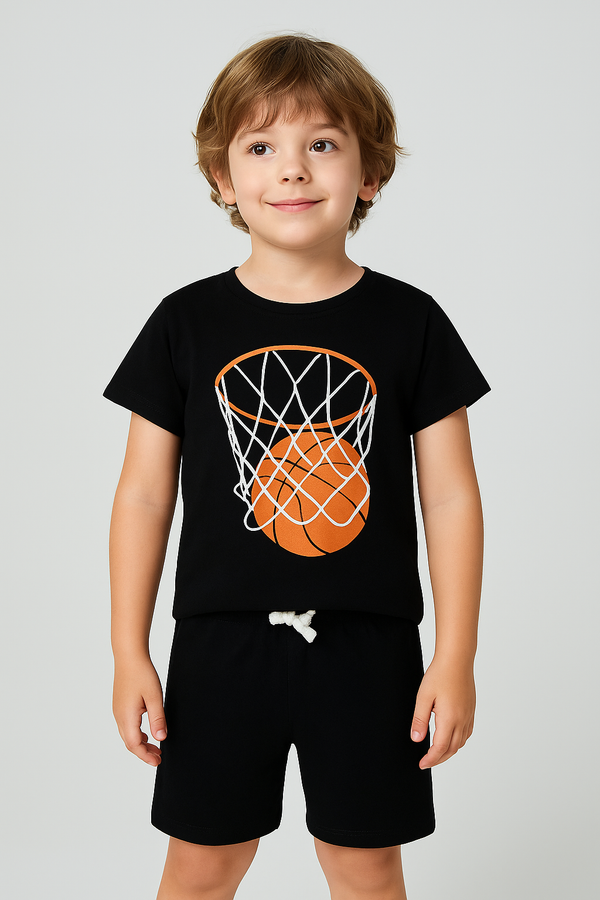 Charming Comfort Boys Cotton Jersey Tracksuit